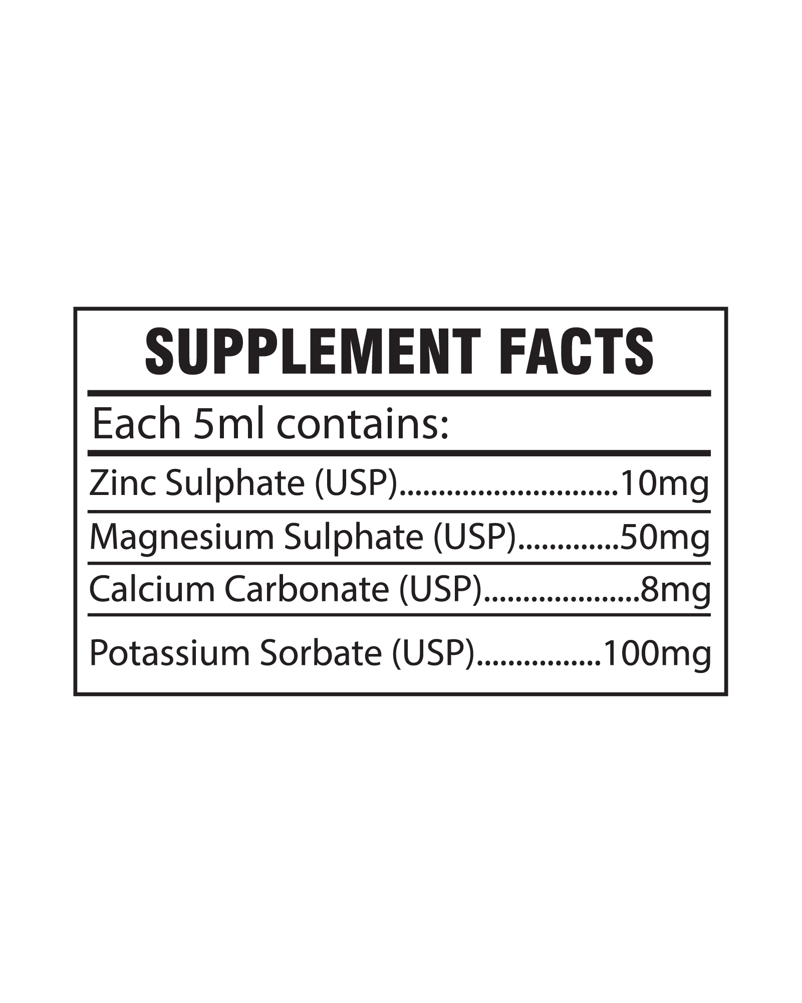 Zincenna Syrup